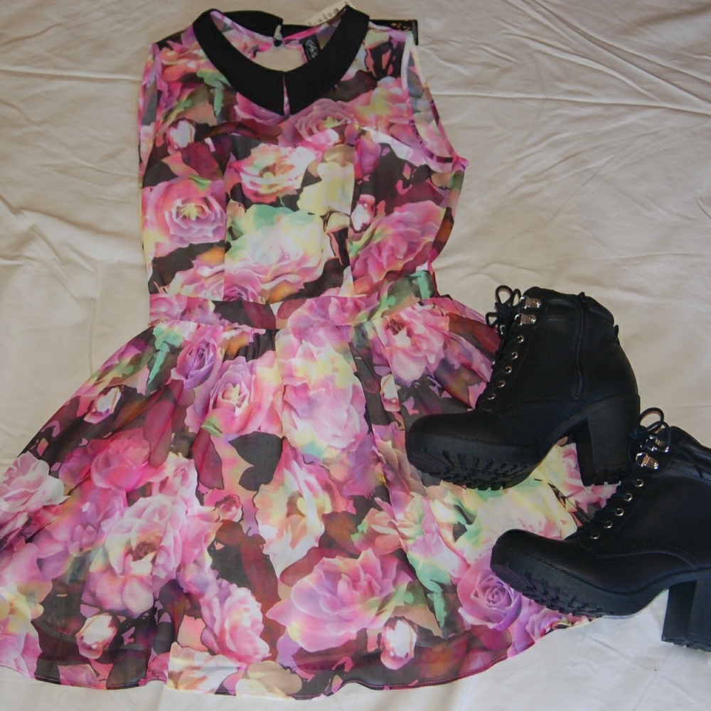 aeropostale pretty little liars floral dress